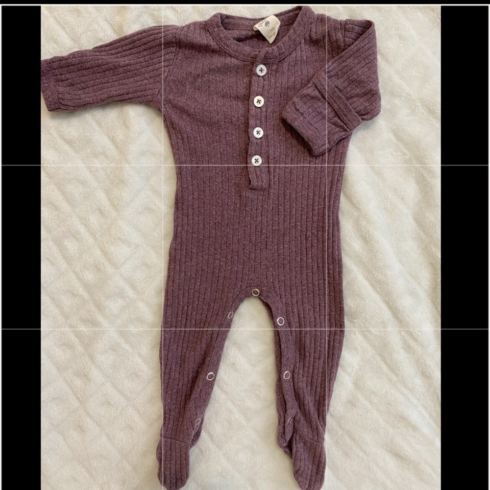 Kate Quinn button down footie